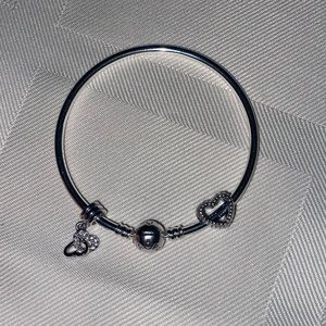 Pandora Bangle with Charms